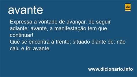 Этимология слова Avante
