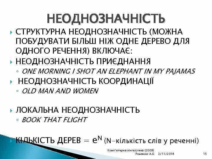 Определение слова с несколькими интерпретациями