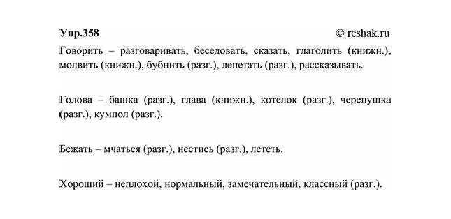 Использование синонимов для повышения читабельности