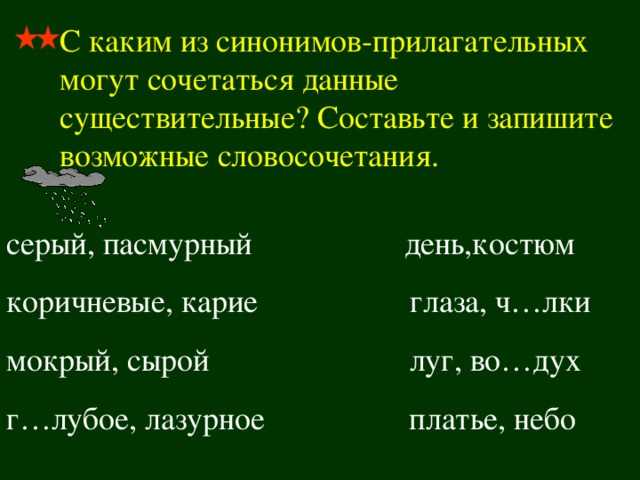Словесные эквиваленты 