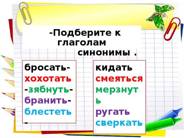 Сравнение синонимов по контексту использования