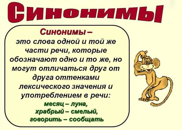 Частые ошибки при использовании синонимов