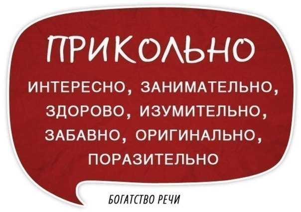 Правила выбора синонимов для письменной речи